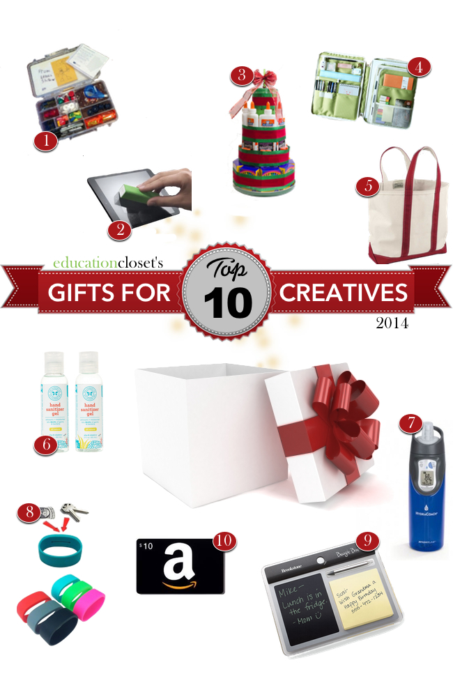 Top 10 Holiday Gifts for Creatives, Education Closet