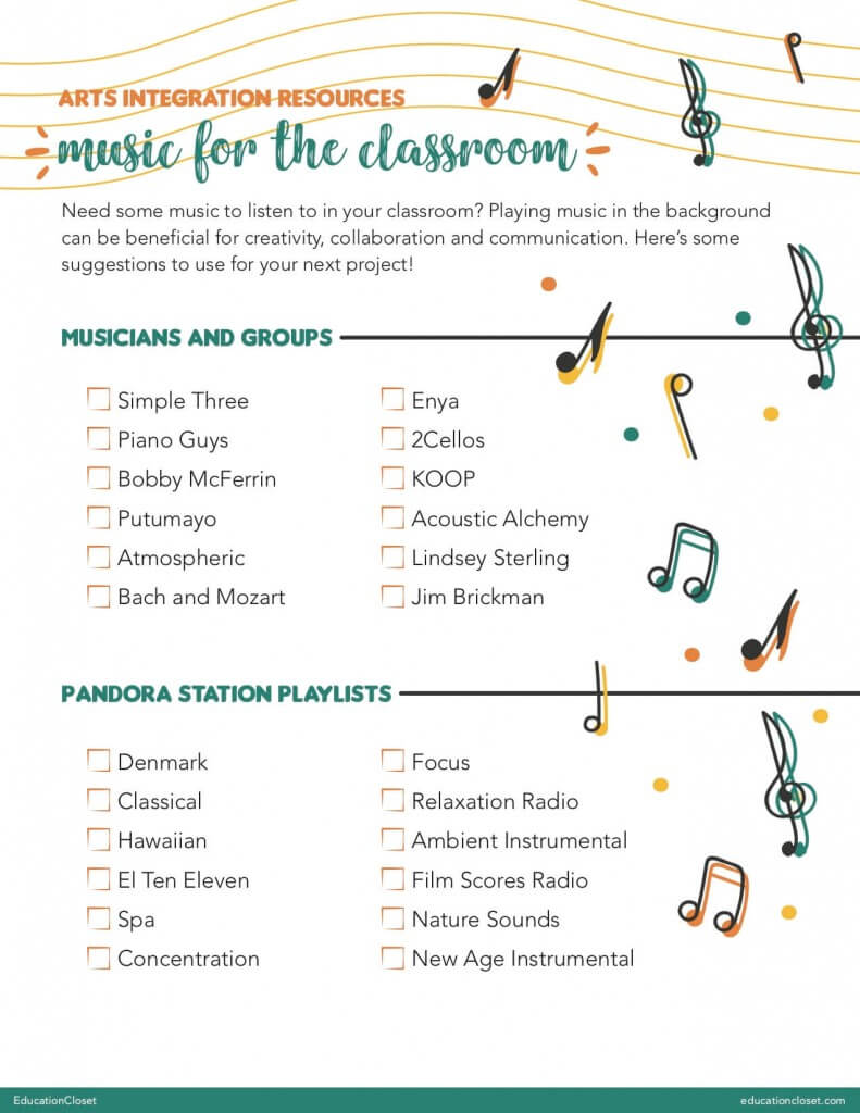 Classroom Music Playlist Guide