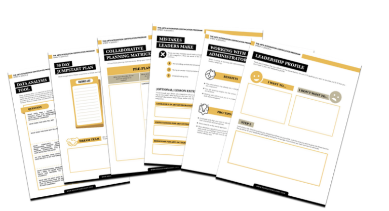 Arts Integration Certification Program Arts Integration Specialist