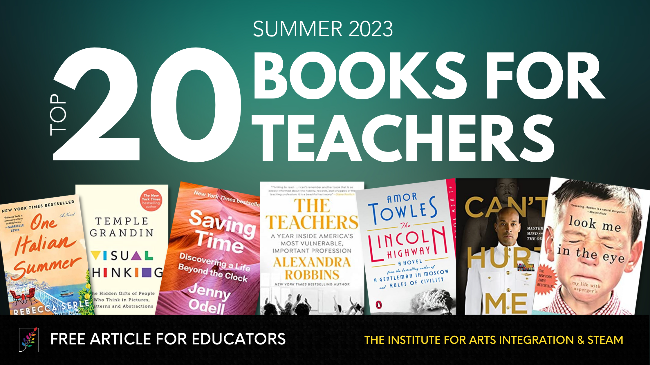 TOP 20 Books for Teachers Summer 2023