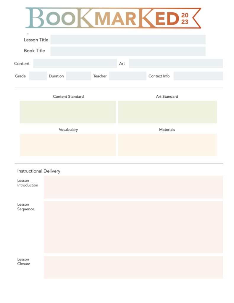 Writing An Arts Integration Lesson The Institute For Arts Integration