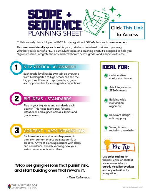 K-12 Scope and Sequence Planner